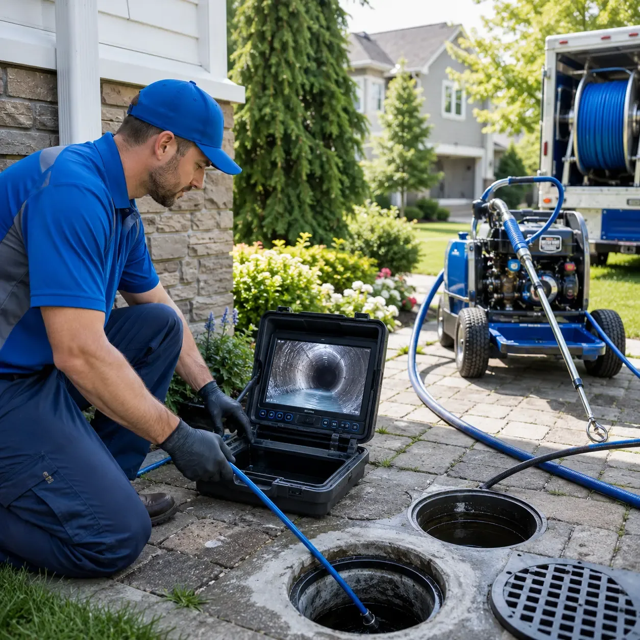 Outdoor drain cleaning professionals serving Zahl, ND